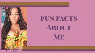 Fun facts about me  | Dk1original | South African YouTuber