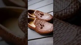 Tresmode Wove New Tan Leather Loafers for men