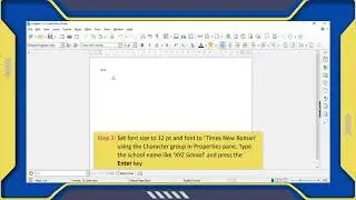Writing a Letter in Libreoffice Writer