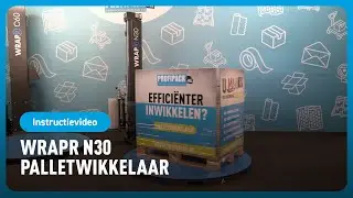 Palletwikkelaar WrapR N30 - snel & effici&euml;nt inwikkelen van pallets