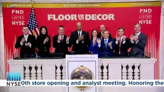 FLOOR & DECOR (NYSE: FND) RINGS THE NYSE OPENING BELL&reg;