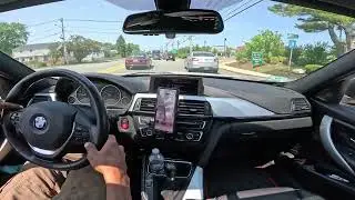 Quick drive in the manual F30 335i xdrive( valves open)