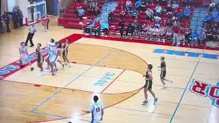 Drake Medinger (Soph 2026) 17 points off bench in home opener. Dubuque Senior