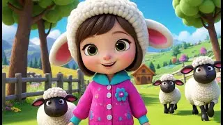 Baa Baa White Sheep Play Time | Fun Kids Song | Playful Nursery Rhyme