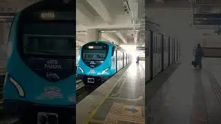 KOCHI METRO ARRIVING AT TRIPUNITHURA STATION | YOUTUBE SHORTS | SHORT VIDEO