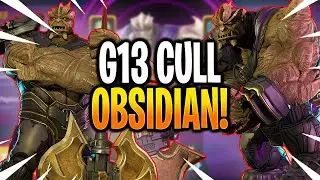 *NEW* G13 CULL OBSIDIAN RANK UP & GAMEPLAY! - MARVEL Strike Force - MSF