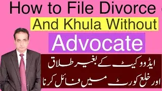 Can You Get Divorce and Khula Without Advocate | Iqbal International Law Services&reg;