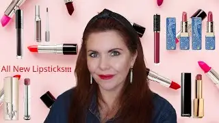 New Lipsticks! Lip swatches 12 Shades | Chanel | Isamaya | Dior | Cle de Peau | Byredo | Kilian