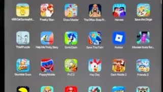 Roblox, Thief Puzzle, Grimace Monster Scary Survival, Stumble Guys, Scary Teacher 3D, Poppy Playtime