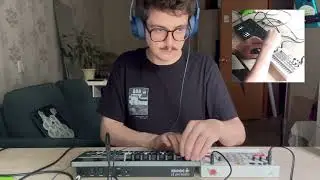 лайв 01 (donner b1 + korg volca sampler)