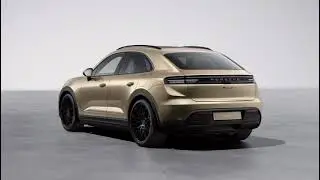 Porsche Macan 4 Electric colour called a Gold bronze metallic