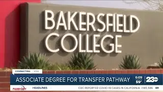 Associate degree for transfer pathway