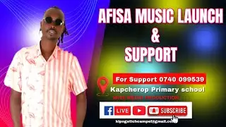 Afisa Album Launch And Support. For Support Mpesa Number 0793641618 Charles Imboga Malindi.