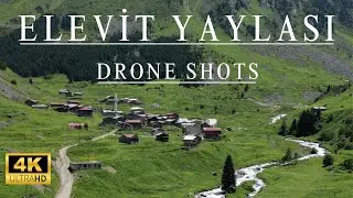 ELEVİT YAYLASI (PLATEAU, 1880m), ÇAMLIHEMŞİN, RİZE 🇹🇷 ULTRAHD (4K) DRONE ÇEKİMLERİ (FOOTAGE)