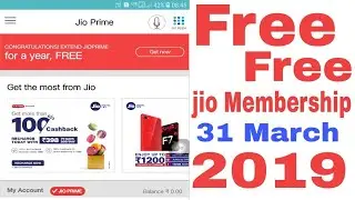 Jio free Membership 2019. jio&nbsp;after 31st march 2018. jio prime membership.