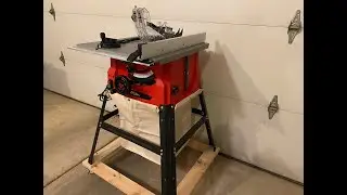 NEW Table Saw Unboxing, Mobile Stand Assembly, and Dust Collection Bag!