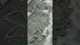 Cutwork sleeve embroidery designs #handembroidery #sleevesdesign #trending #alishaembroiderydiy