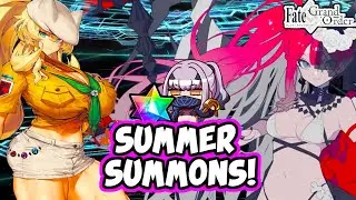 [FGO] 4 STAR HUNT! SUMMER BARGHEST & BAOBHAN SITH Summons! ServantFES Part 2! [Fate/Grand Order]
