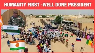 NIGER - ALGERIA: PRESIDENT ABDOURAHMANE TAINI IS DOING AMAZING TO HUMANITY WOW .. PT2