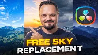 Free Sky Replacement in DaVinci Resolve — Color Fails, Fusion Wins #DaVinciResolve
