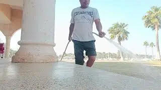 Cold morning cleaning