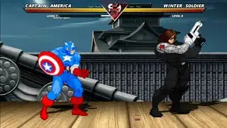 Captain America vs Winter Soldier  - High level insane fight !