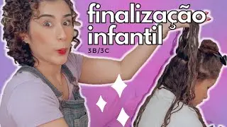 COMO FINALIZAR CABELO CACHEADO DE CRIANÇA (CABELO 3B/3C)