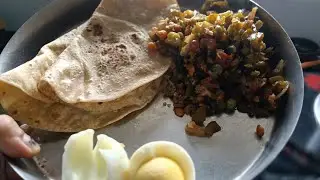 Chapati side dish | Capsicum Palya | Simple South Indian Side Dish