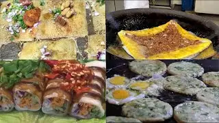 Chinese grilled cold noodles recipe and Chinese Wife cake recipe for beginner