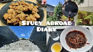[Korea vlog #3] | first week at ewha womans university as an exchange student + typhoon season 🌀