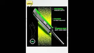 Jaspo Slog Plastic Tennis Cricket Bat Full Size Bat (34 X 4.5 Inch) for All Age Group (Slog Crick...