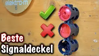 Signaldeckel ausrissfrei entfernen! ElektroM