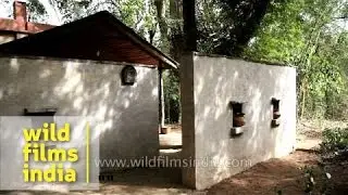 View of Ken River Lodge's hut - Panna, Madhya Pradesh
