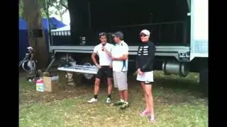 Trishave Sydney Triathlon Series Kurnell February 2011 Craig Alexander & Michellie Jones Interview