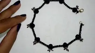 #Anklet || How To Make Anklet For One Leg || #jewelleryandcreativity