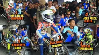 PERANG 6Detik Kls FFA 350cc Full Pembalap Jawa Borong  Podium  Sirkuit N.P RADJAMILO TURATEA