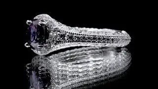 F&B Jewelry Showcase: Kylee Chatham 7mm Alexandrite Milgrain & Filigree 4 Prong Ring