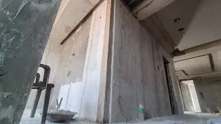 live install wall marble working design