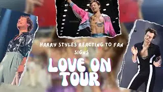 Harry Styles: Heartwarming Reactions to Fan Signs during Love On Tour!
