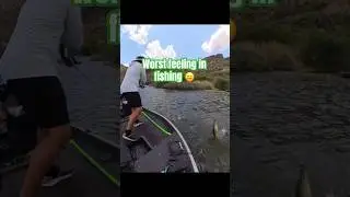 Worst feeling in fishing 😔 #fishingfail #bassfishing #fishing