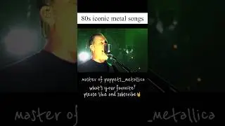 Iconic 80s metal songs! Metallica, judas priest, iron maiden, megadeth&hellip; #metal #80s