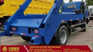 HOWO  light truck swinging arm garbage truck