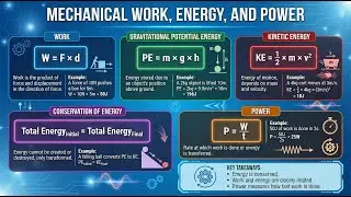 F4P4-5.Understanding Mechanical Work, Energy, and Power #science #physics #energy #power