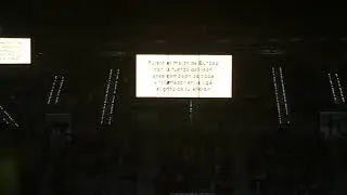 Himno del Jaén FS en el Olivo Arena.