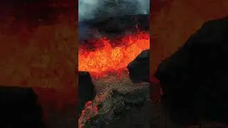 Drone Footage of Iceland's Stunning Volcano Eruption 🌋
