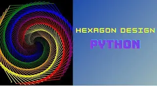 How to Draw a Hexagon in Python by using |Turtle Graphics Drawing ModuleTutorial | Code Problem