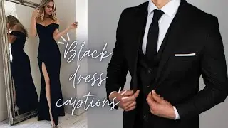Black color caption for instagram | Black outfit caption | Black dress caption girls & boys