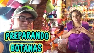 PREPARANDO BOTANAS DE LOCURA Y ASÍ NOS QUEDARON