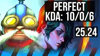 CORKI vs HWEI (MID) | Perfect KDA: 10/0/6 | KR Master | 25.24