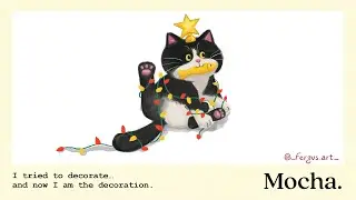 christmas cat.